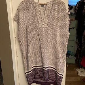 Vince - Small pattern silk tunic